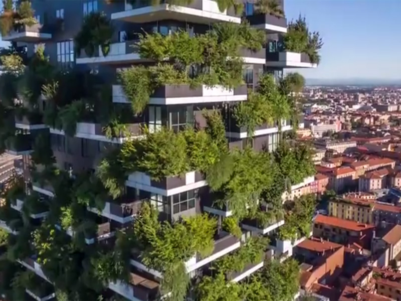 震惊!“古巴比伦空中花园”重现上海——当植物遇上建筑。绿色建筑工程实例：办公楼一星级